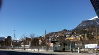 Innsbruck, Blick auf die Alpen